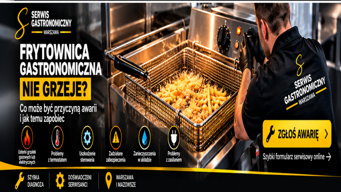Serwis frytownicy gastronomicznej – przyczyny braku grzania